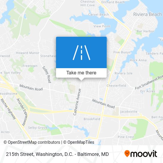 215th Street map