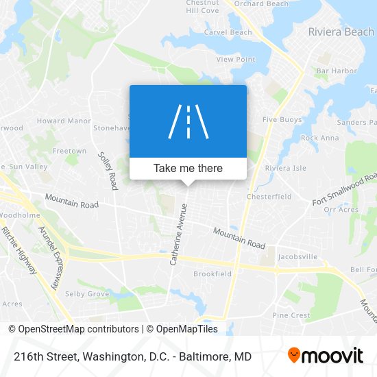 Mapa de 216th Street