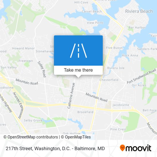 217th Street map