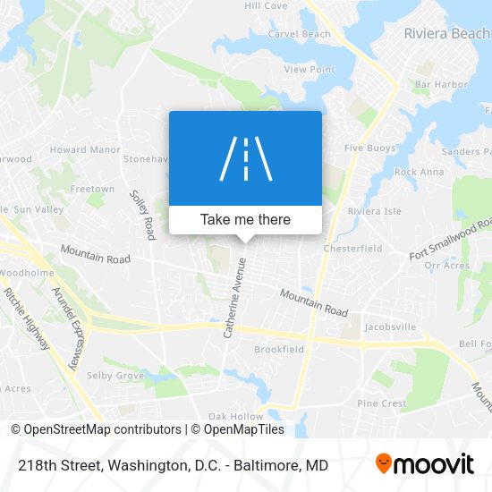 Mapa de 218th Street