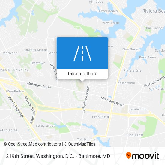 219th Street map