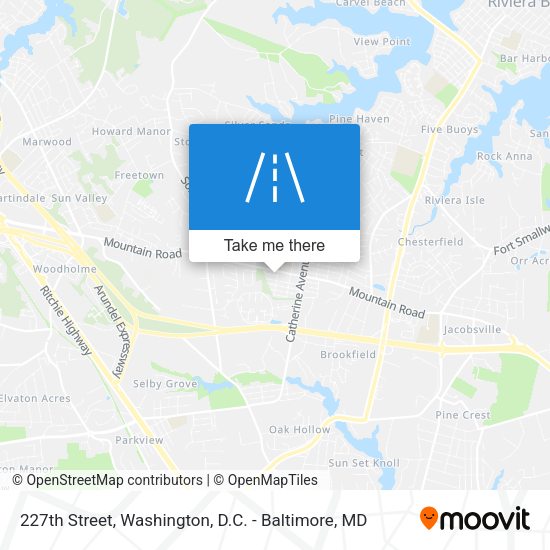 227th Street map