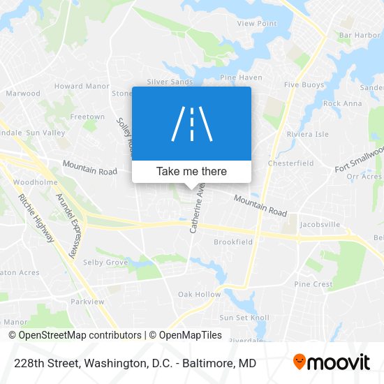 Mapa de 228th Street