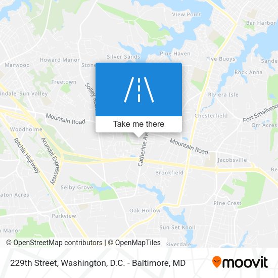 229th Street map