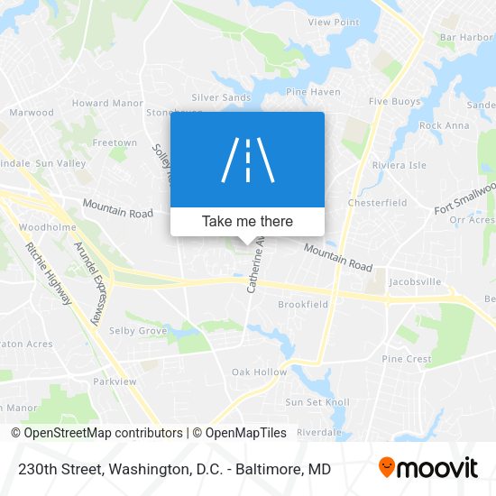 230th Street map