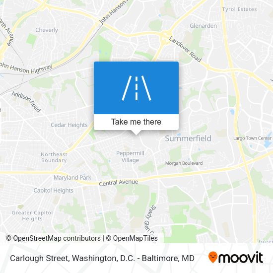 Mapa de Carlough Street