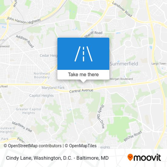 Cindy Lane map
