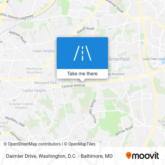 Daimler Drive map