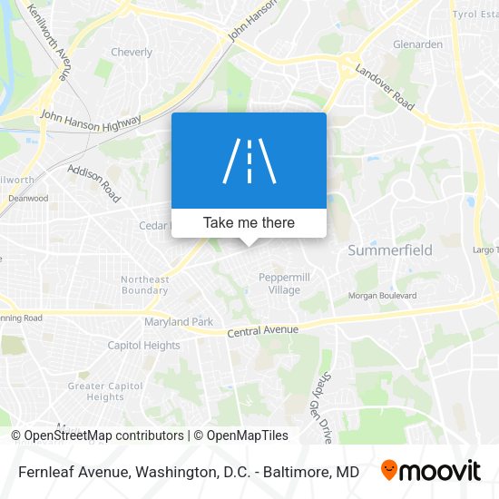 Fernleaf Avenue map