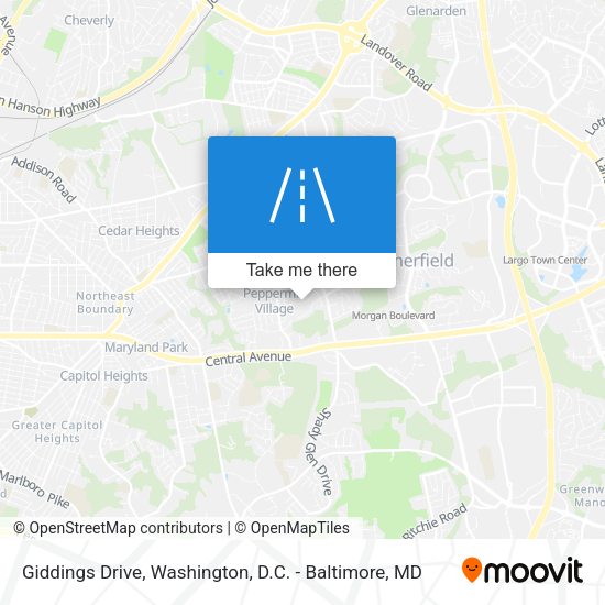 Giddings Drive map