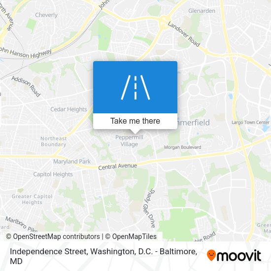 Independence Street map