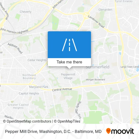 Pepper Mill Drive map