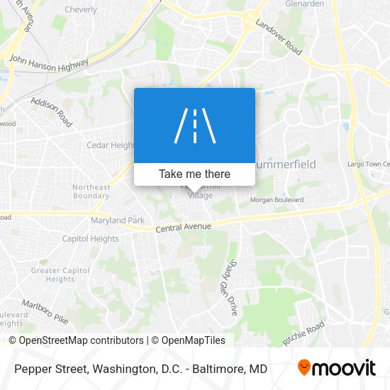 Mapa de Pepper Street