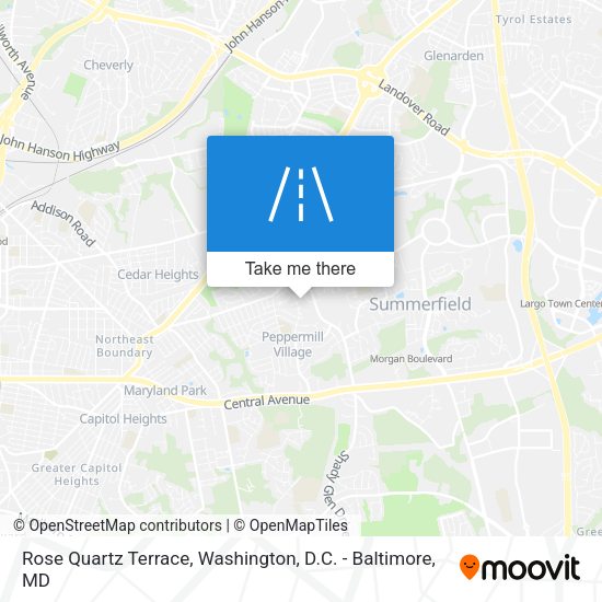 Rose Quartz Terrace map