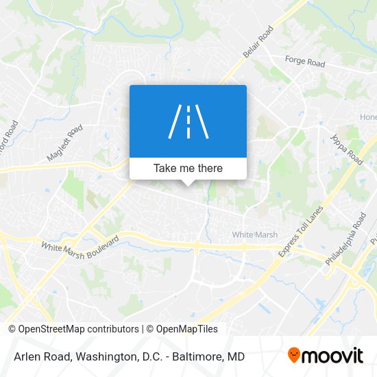 Arlen Road map