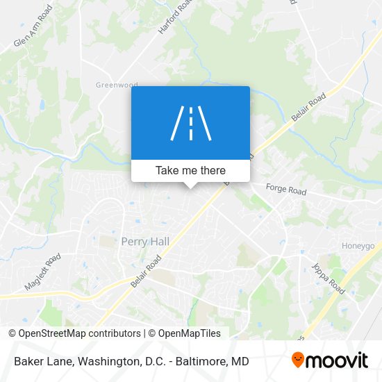 Baker Lane map
