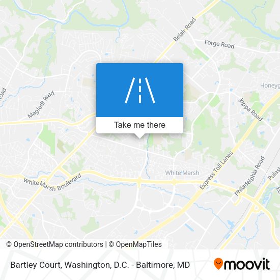 Bartley Court map
