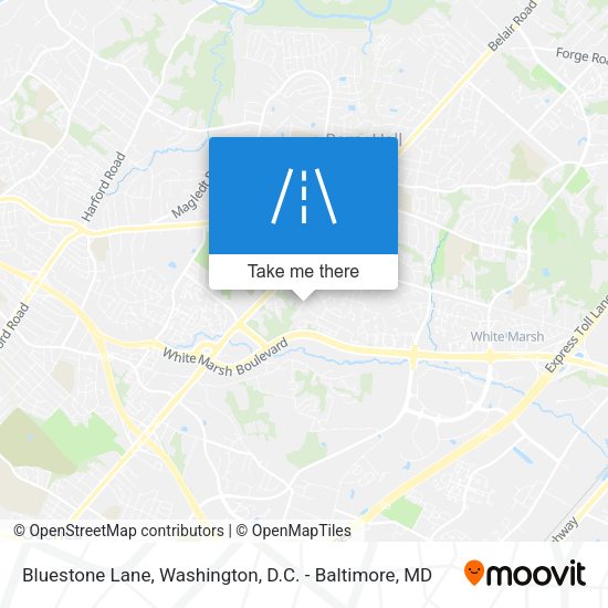 Mapa de Bluestone Lane