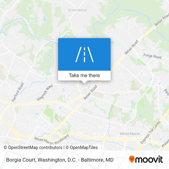 Borgia Court map
