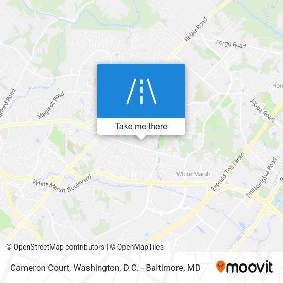 Cameron Court map