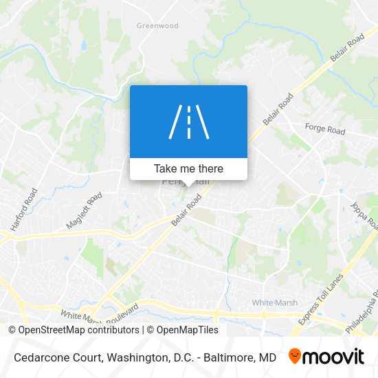 Cedarcone Court map