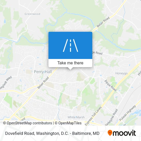 Dovefield Road map