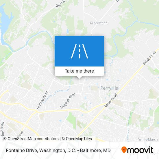 Fontaine Drive map