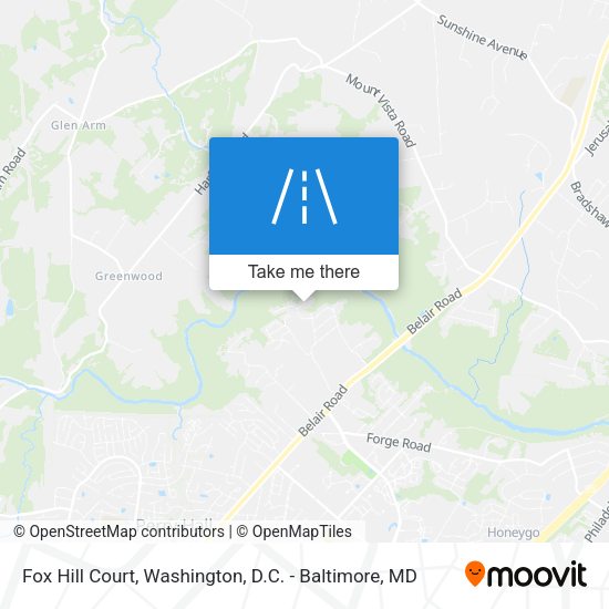 Fox Hill Court map