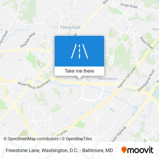 Freestone Lane map