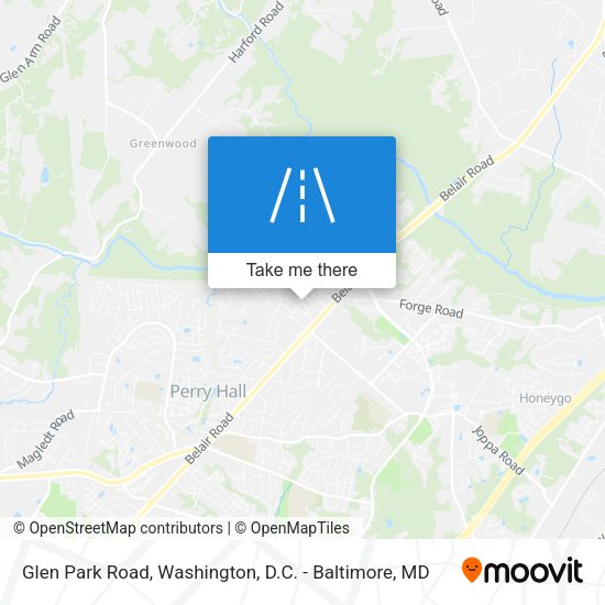 Mapa de Glen Park Road