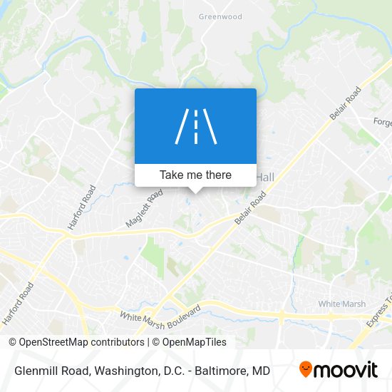 Mapa de Glenmill Road