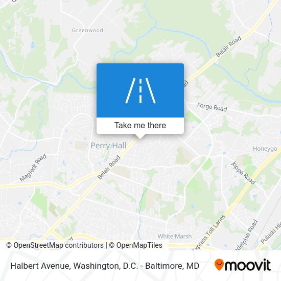 Halbert Avenue map