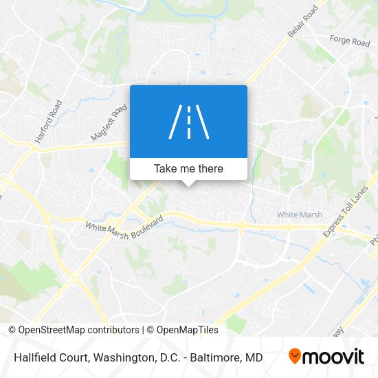 Mapa de Hallfield Court