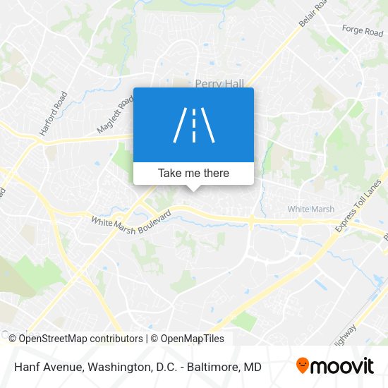 Mapa de Hanf Avenue