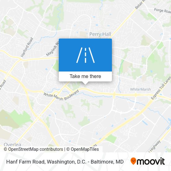 Hanf Farm Road map