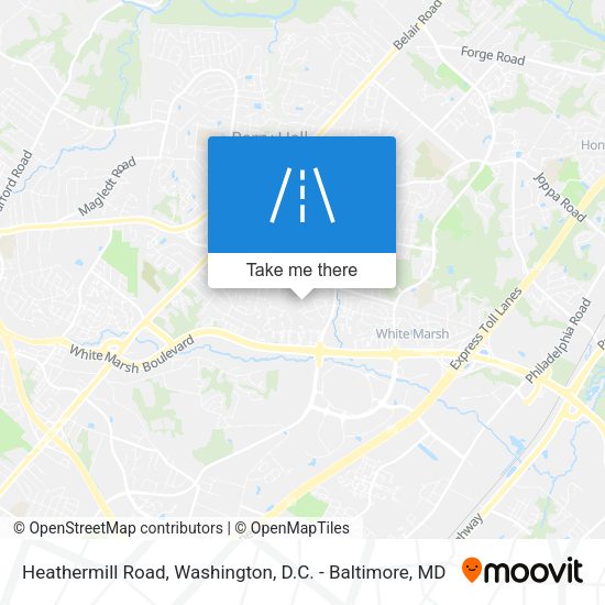 Heathermill Road map