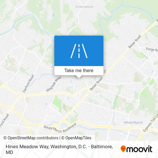 Mapa de Hines Meadow Way