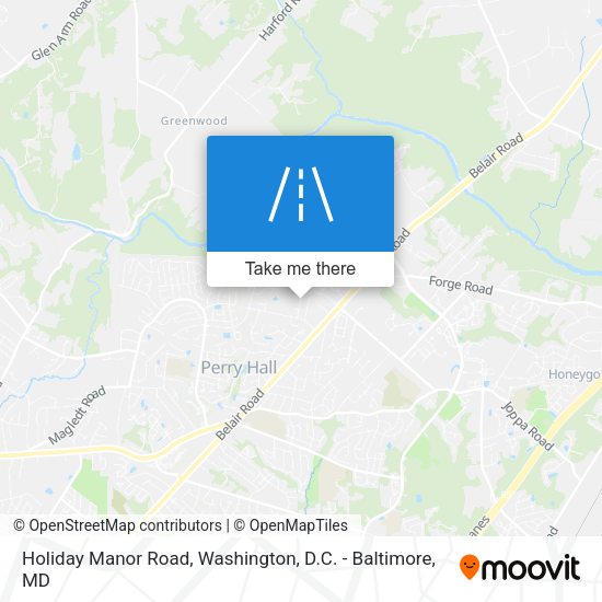 Mapa de Holiday Manor Road