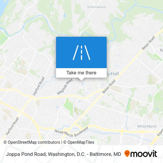 Mapa de Joppa Pond Road