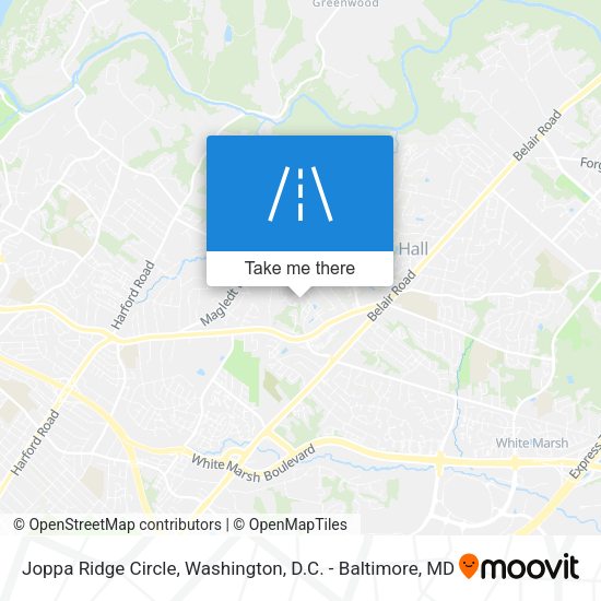 Joppa Ridge Circle map