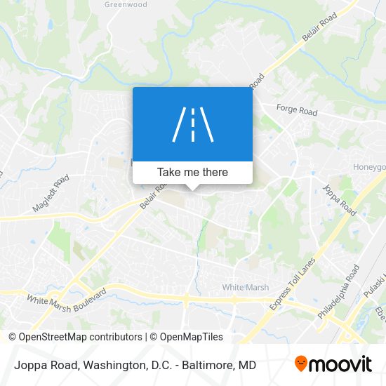 Mapa de Joppa Road