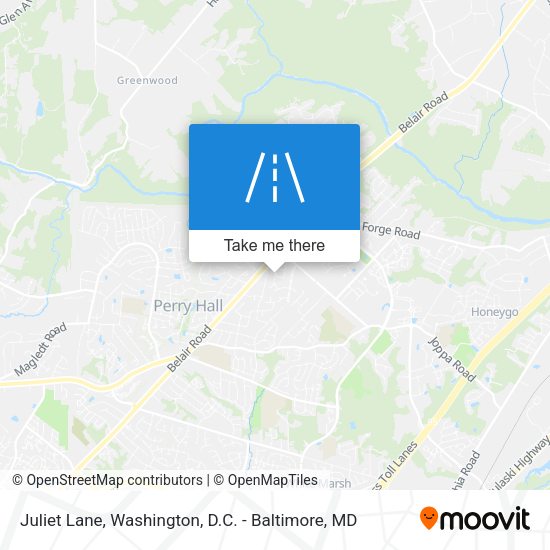 Juliet Lane map