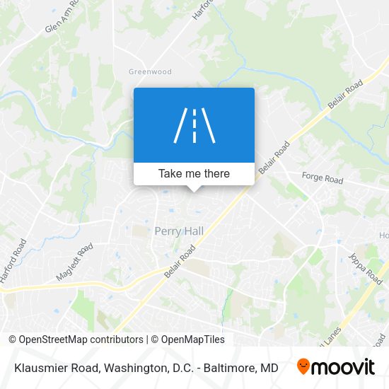 Klausmier Road map