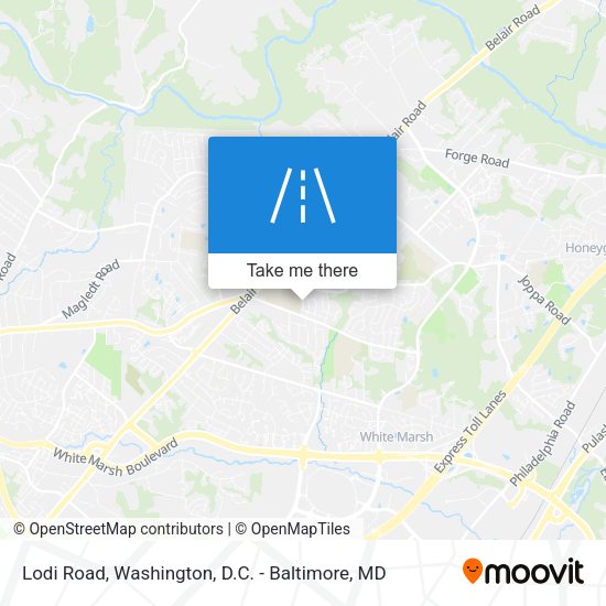 Lodi Road map