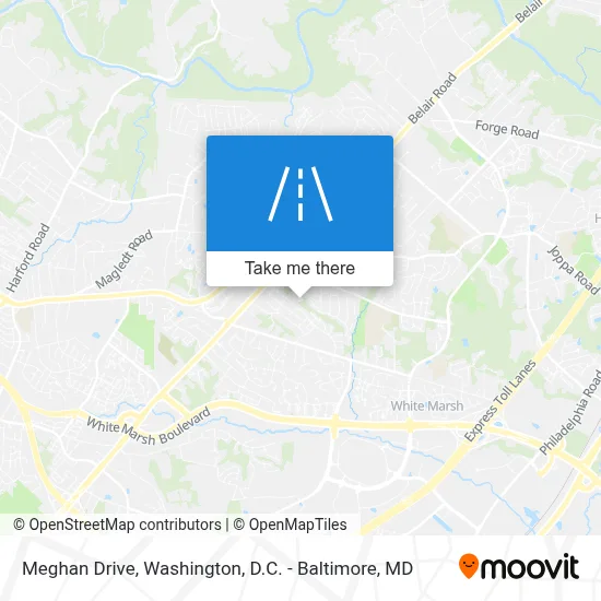 Meghan Drive map