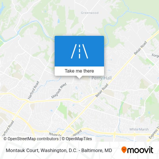Montauk Court map