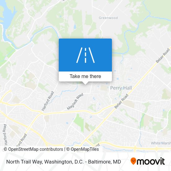 North Trail Way map