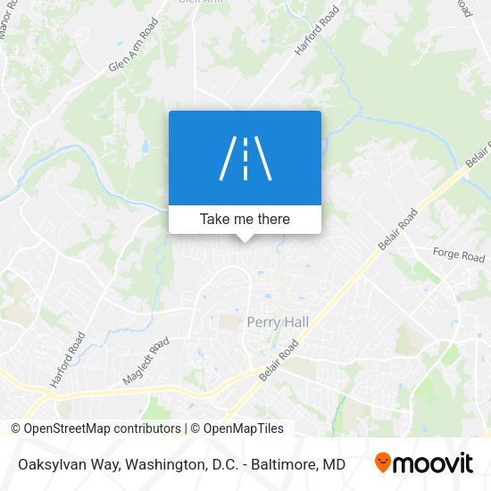 Oaksylvan Way map