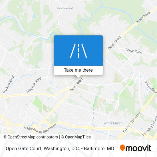 Open Gate Court map