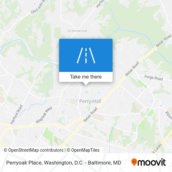 Perryoak Place map